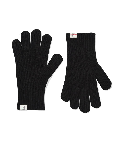 Basic Knit Gloves Black