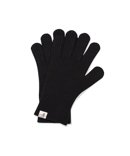 Basic Knit Gloves Black