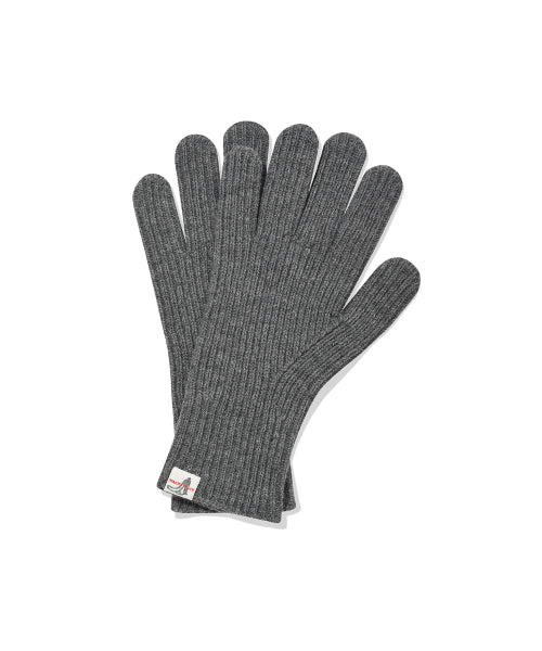 Basic Knit Gloves Gray