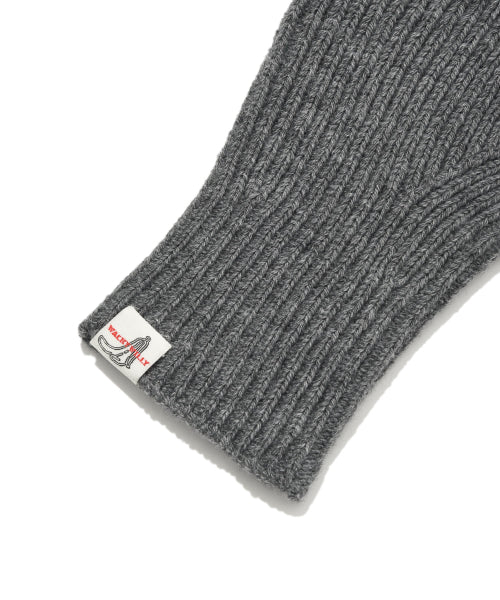 Basic Knit Gloves Gray