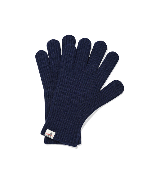 Basic Knit Gloves Navy