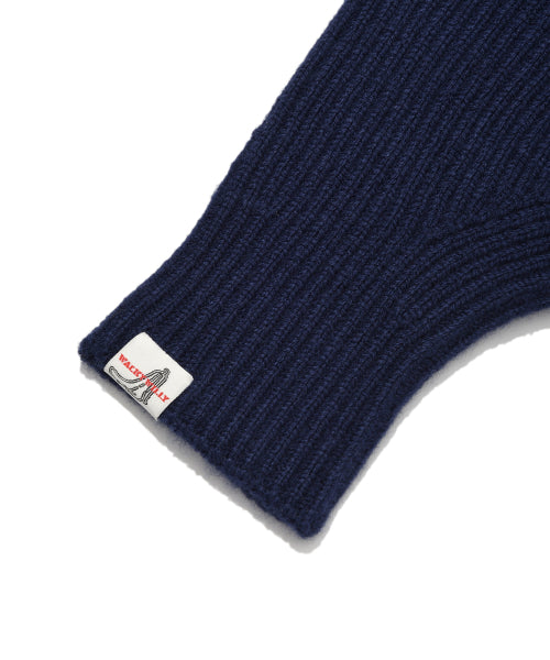 Basic Knit Gloves Navy