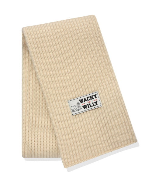 Basic Knit muffler ivory