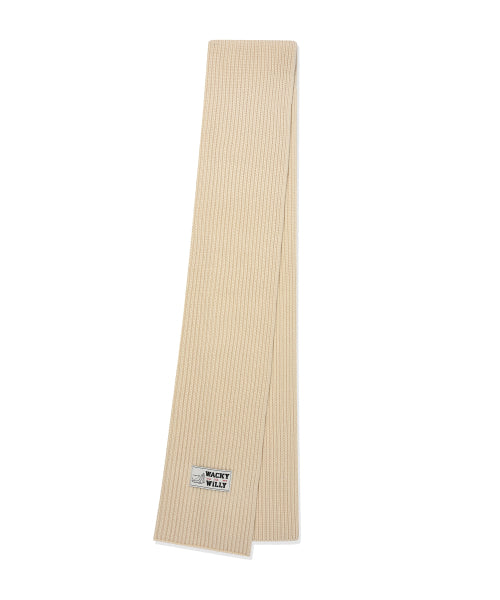 Basic Knit muffler ivory
