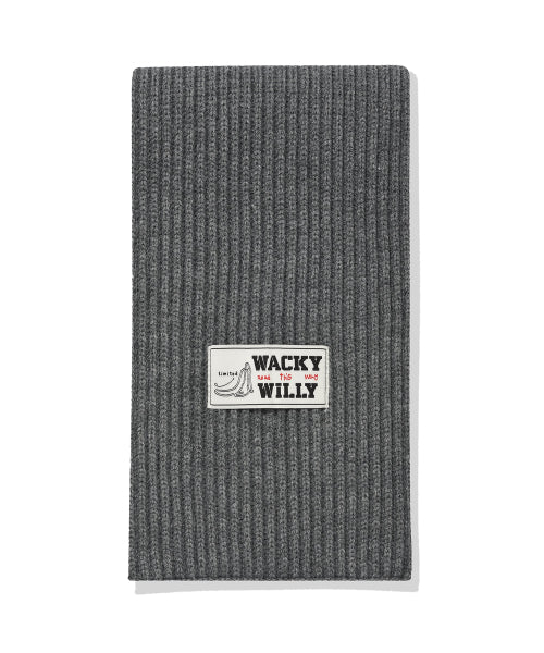 Basic Knit muffler gray