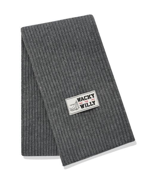 Basic Knit muffler gray