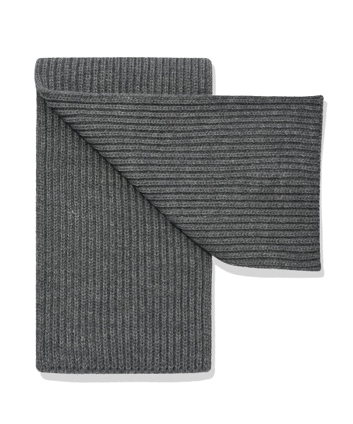 Basic Knit muffler gray