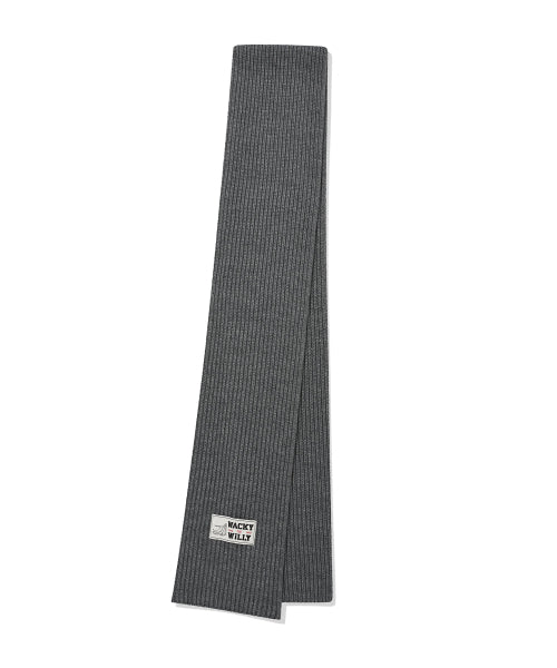 Basic Knit muffler gray