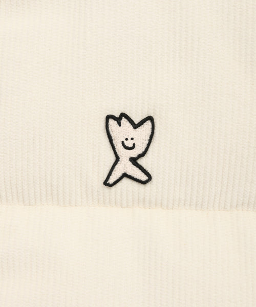 Corduroy Down Puffer Ivory
