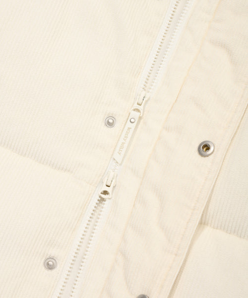 Corduroy Down Puffer Ivory