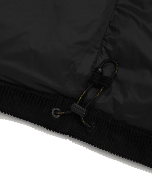 Corduroy Down Puffer Black