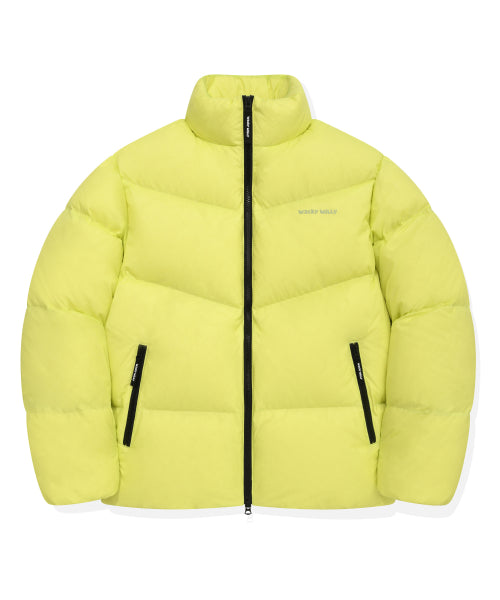 nylon down jumper lime