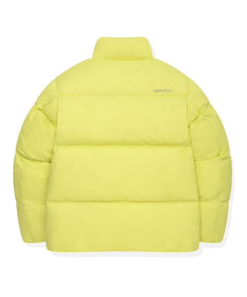 nylon down jumper lime