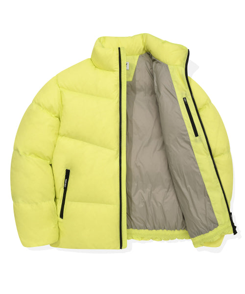 nylon down jumper lime