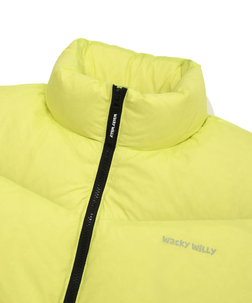 nylon down jumper lime