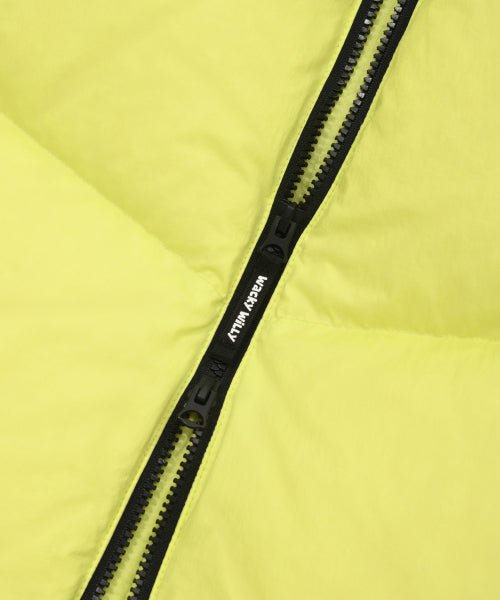 nylon down jumper lime