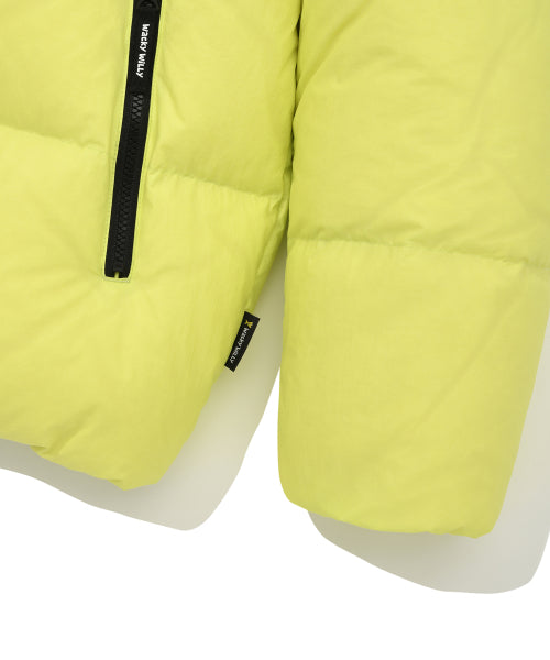 nylon down jumper lime