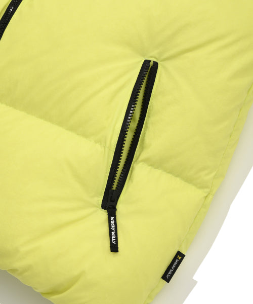 nylon down jumper lime