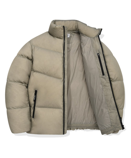 Nylon Down Jumper Beige