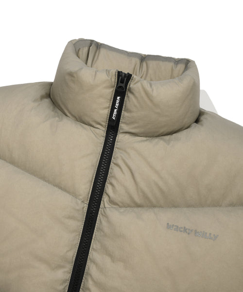 Nylon Down Jumper Beige