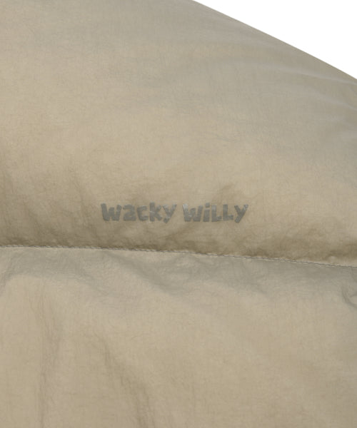 Nylon Down Jumper Beige