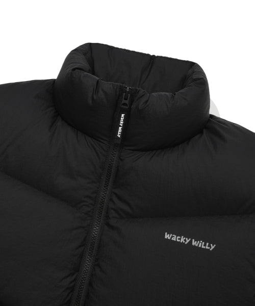 Nylon Down Jumper Black