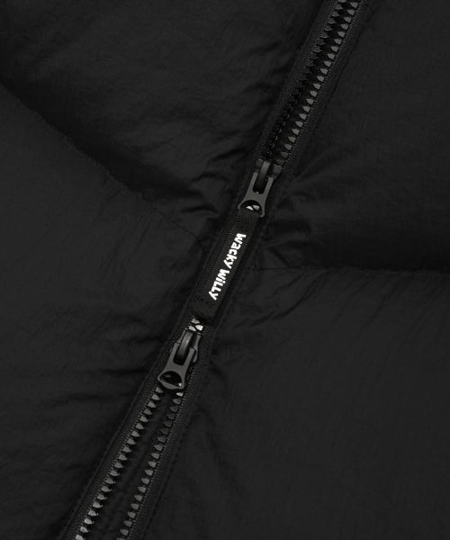 Nylon Down Jumper Black