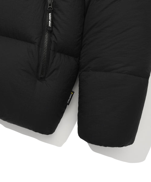 Nylon Down Jumper Black