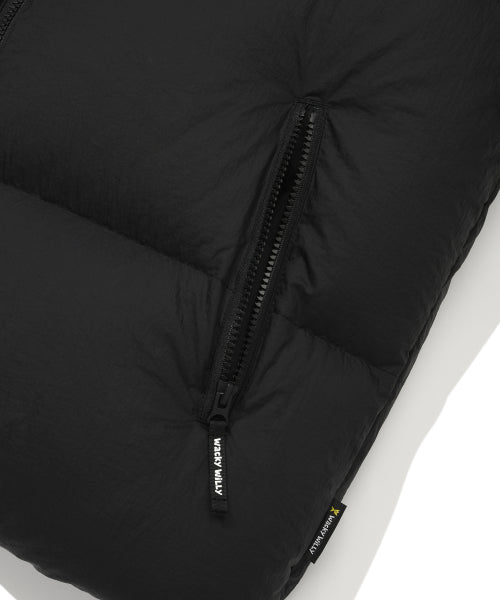 Nylon Down Jumper Black
