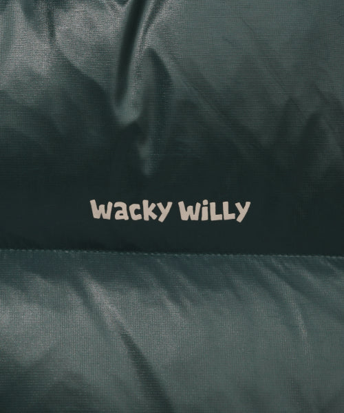 Hooded Duck Down Jumper Green