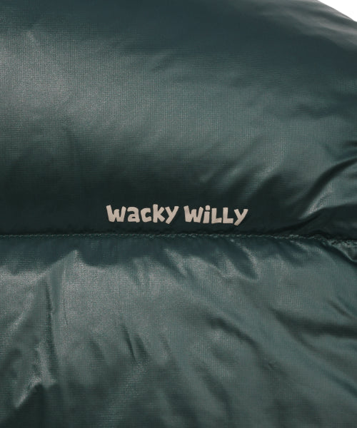 Hooded Duck Down Jumper Green