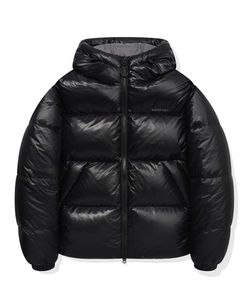Hooded Duck-Down Jumper Black