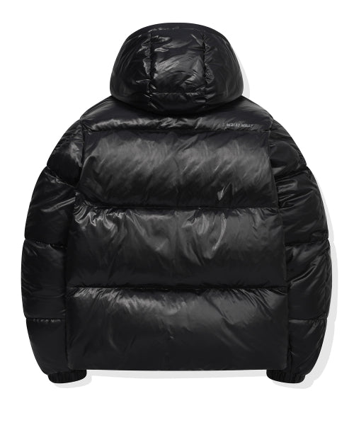 Hooded Duck-Down Jumper Black