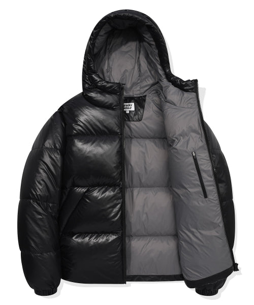 Hooded Duck-Down Jumper Black
