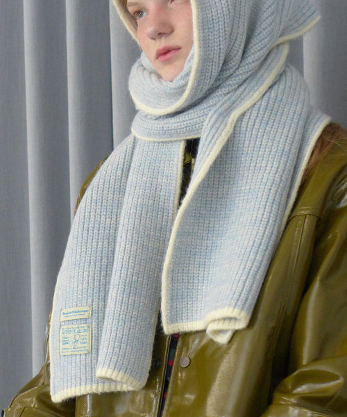 WOOLY TWOTONE MUFFLER - 5 colors