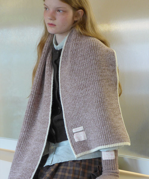 WOOLY TWOTONE MUFFLER - 5 colors