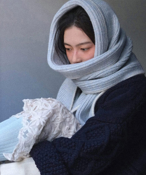 WOOLY TWOTONE MUFFLER - 5 colors