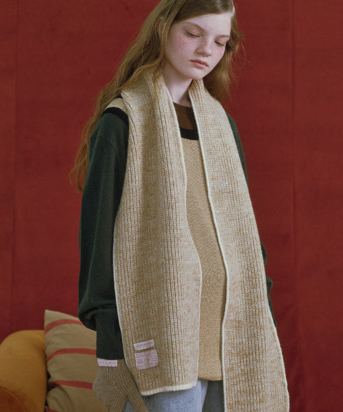 WOOLY TWOTONE MUFFLER - 5 colors