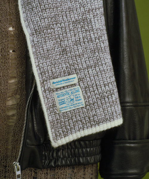 WOOLY TWOTONE MUFFLER - 5 colors