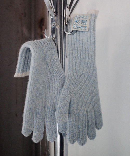 WOOLY TWOTONE LONG GLOVES - 2 colors