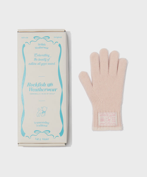 [HOLIDAY EDITION] WOOLY TWOTONE SHORT GLOVES - 2 colors