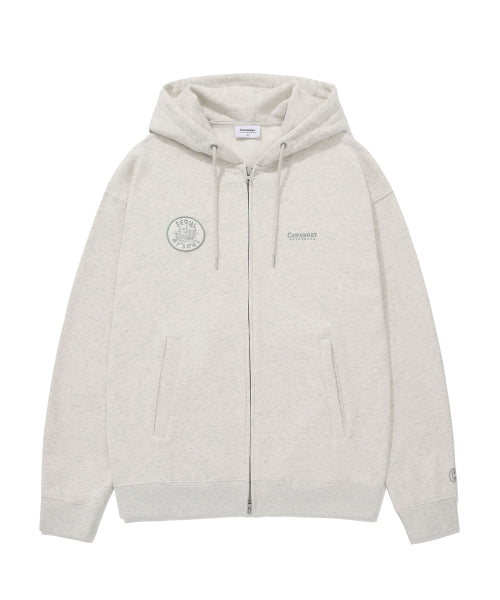 [COVERNAT X SEOUL MY SOUL] HOODIE ZIP-UP