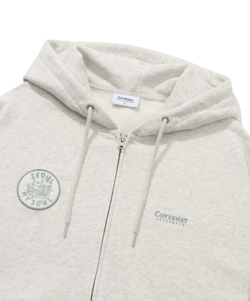 [COVERNAT X SEOUL MY SOUL] HOODIE ZIP-UP