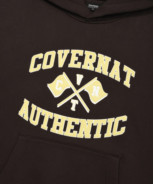 FLAG ARCH DROP FIT HOODIE