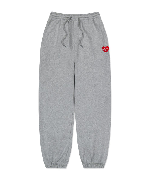 Heart Wappen Jogger Pants Gray
