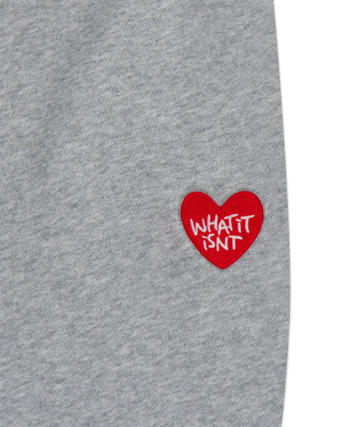 Heart Wappen Jogger Pants Gray
