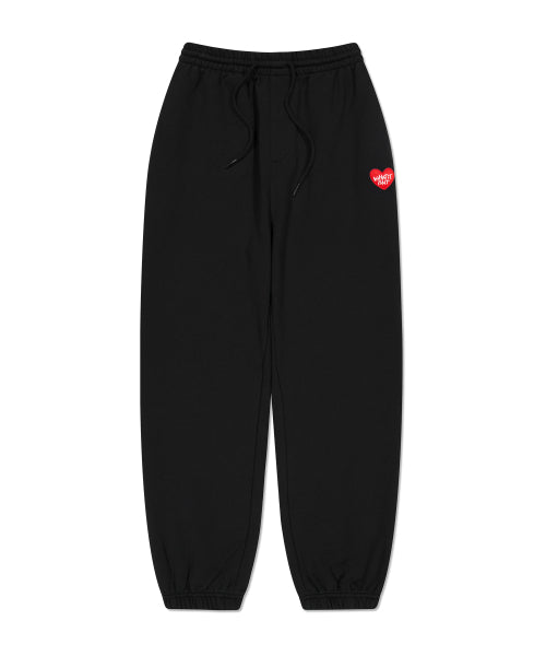 Heart Wappen Jogger Pants Black