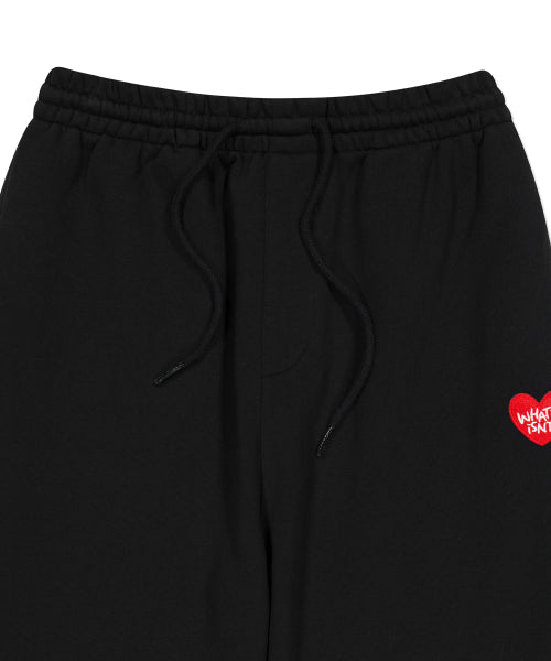 Heart Wappen Jogger Pants Black