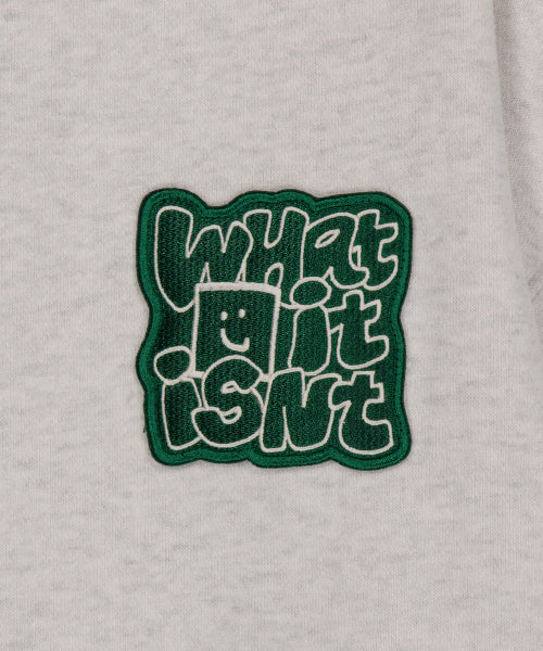 typo Wafer napping sweatshirt oatmeal