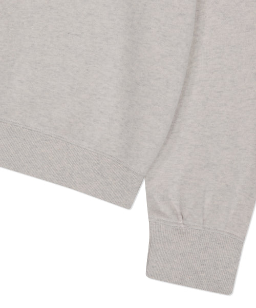 typo Wafer napping sweatshirt oatmeal